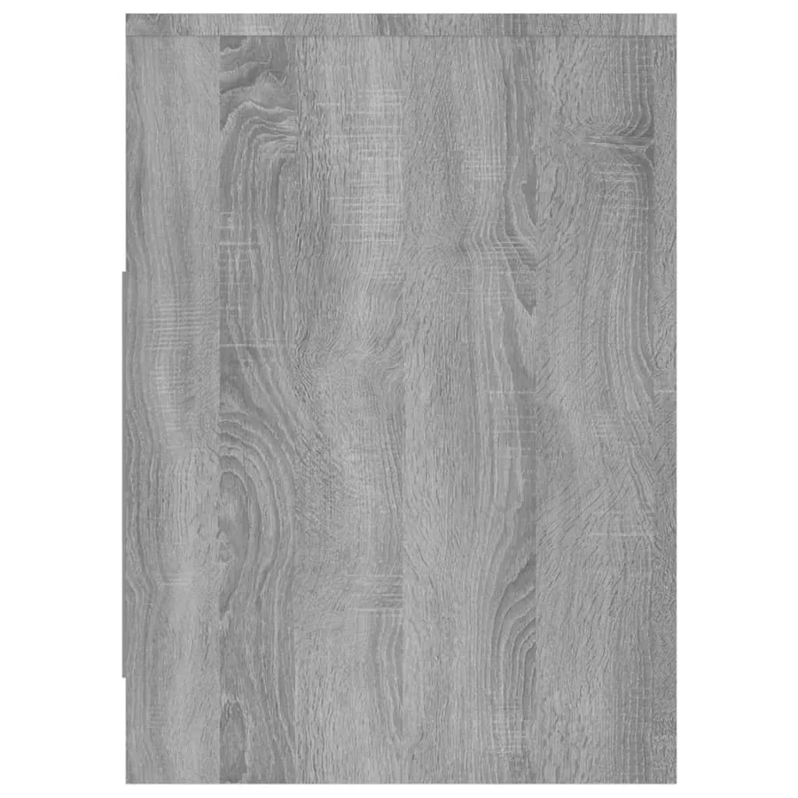 Meuble TV Sonoma gris 102x37,5x52,5 cm Bois d'ingénierie - 7