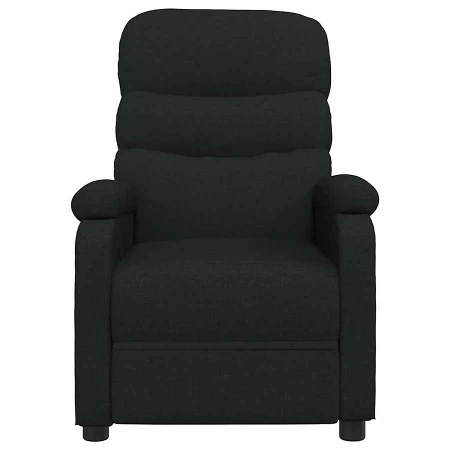 Fauteuil inclinable Noir Tissu - 3