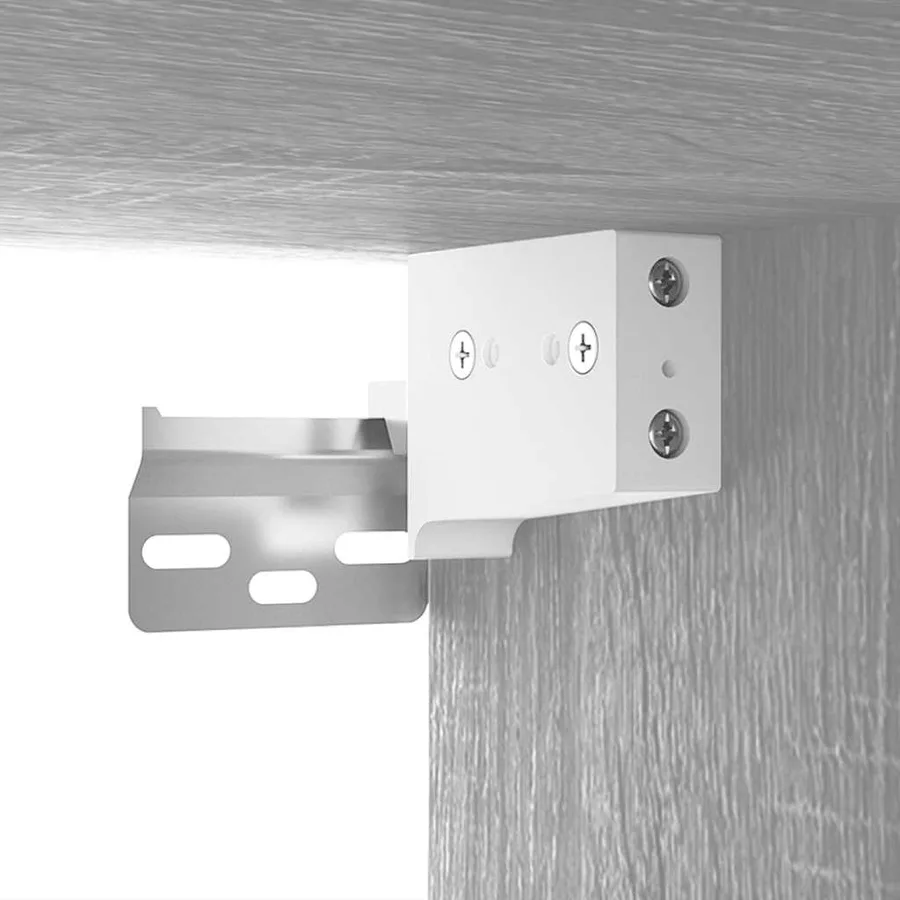 Armoire à miroir avec LED Sonoma gris 70x16,5x60 cm - 12
