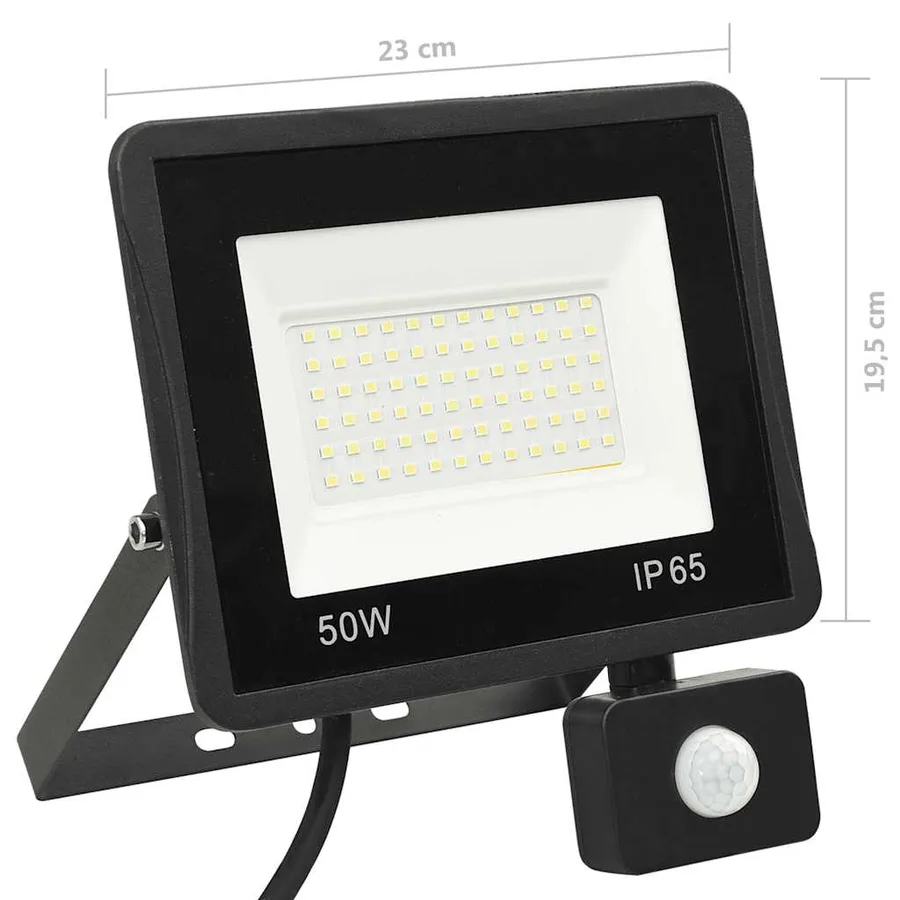 Projecteur à LED avec capteur 50 W Blanc froid - 11