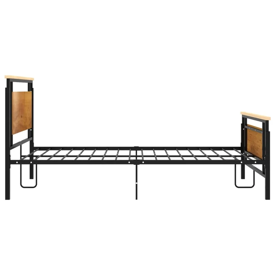 Cadre de lit sans matelas métal 120x200 cm - 4