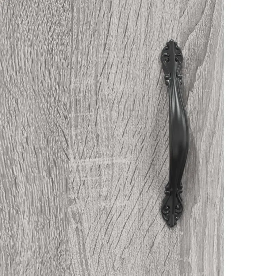 Buffet haut Sonoma gris 69,5x34x180 cm Bois d'ingénierie - 10