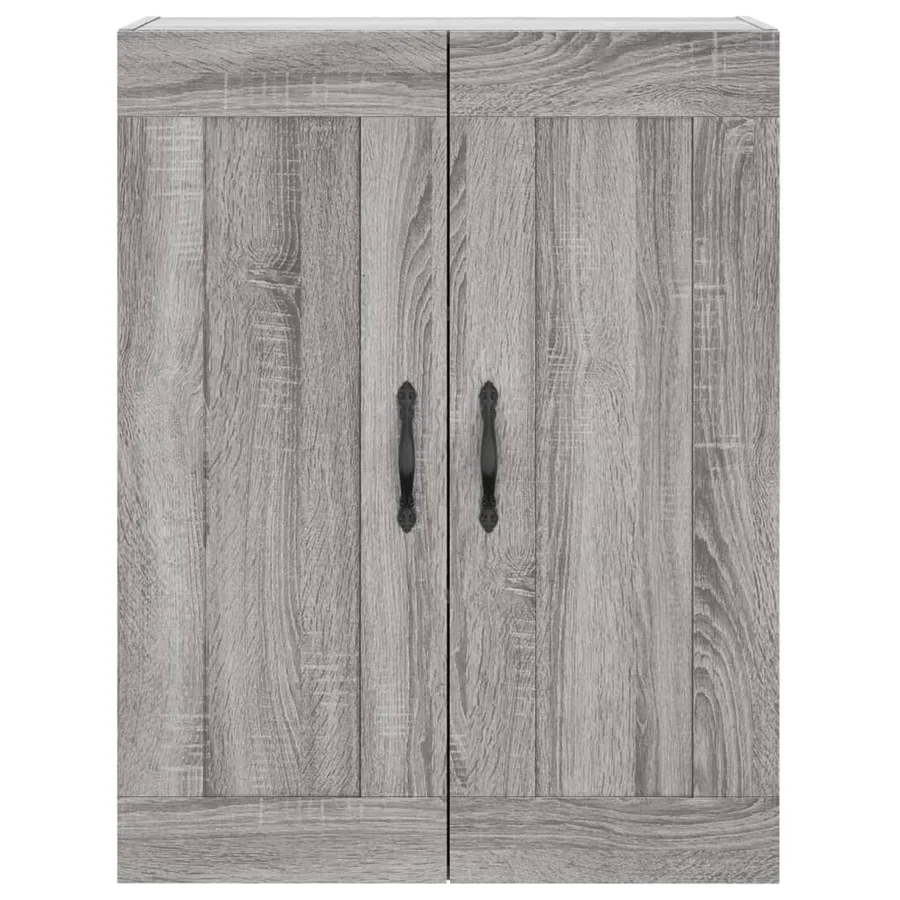 Buffet haut Sonoma gris 69,5x34x180 cm Bois d'ingénierie - 6