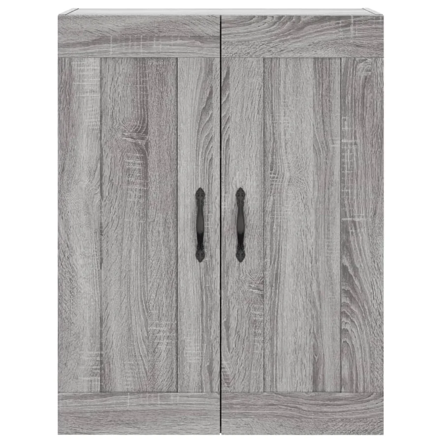 Buffet haut Sonoma gris 69,5x34x180 cm Bois d'ingénierie - 6