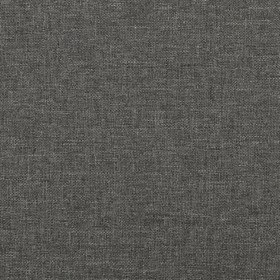 Cadre de lit à lattes gris foncé 80x200 cm tissu - 8