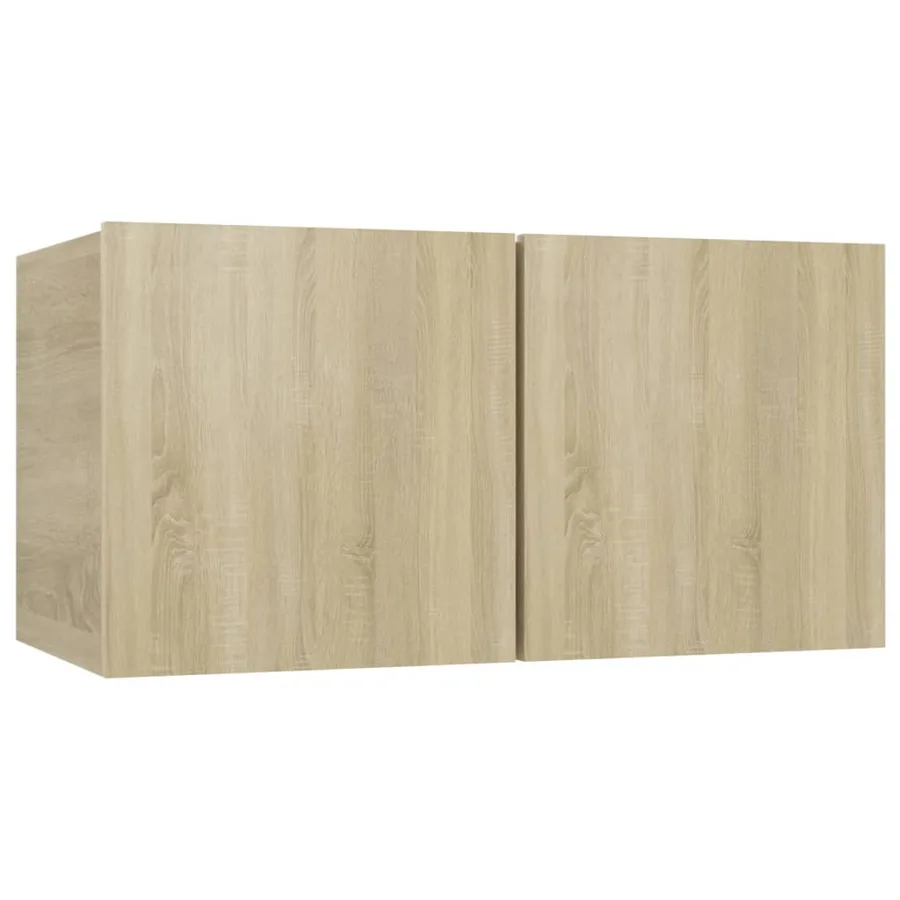 Ensemble de meubles TV 4 pcs Chêne sonoma Bois d'ingénierie - 5