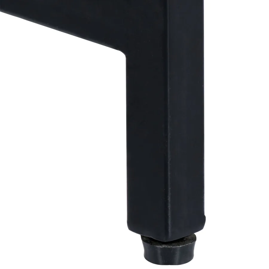 Table console 140 x 35 x 76 cm Bois de manguier massif brut - 5