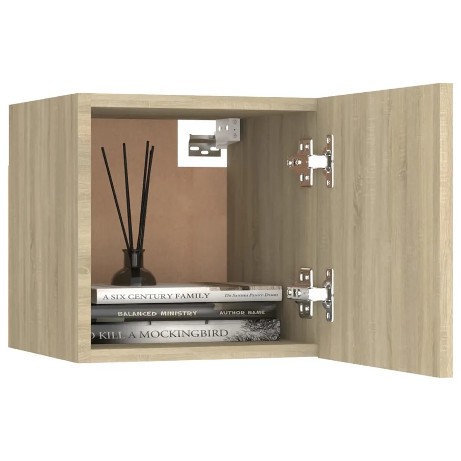 Ensemble de meubles TV 7 pcs Chêne sonoma Bois d'ingénierie - 7