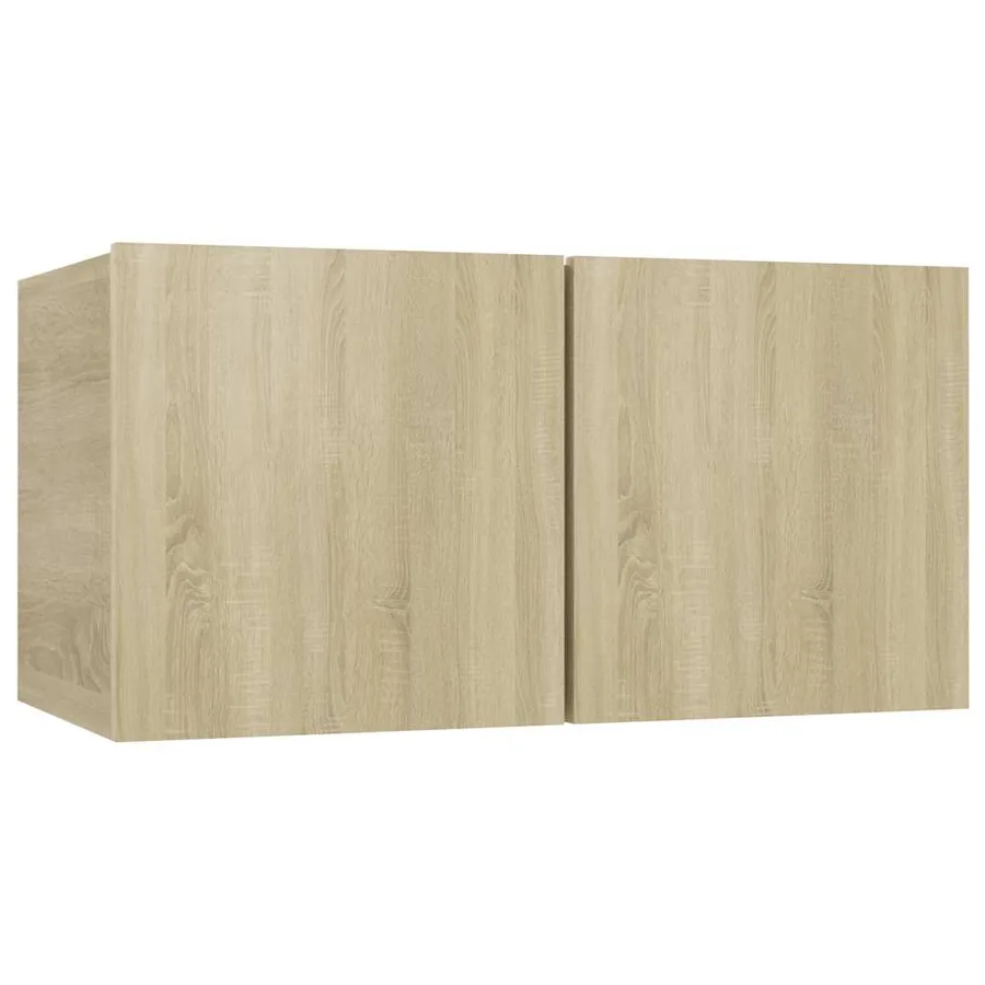 Meubles TV suspendus 3 pcs Chêne sonoma 60x30x30 cm - 4