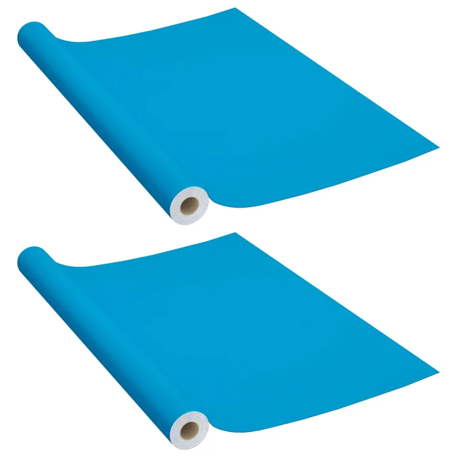 Films autoadhésifs pour meubles 2 pcs Azuré 500x90 cm PVC - 2