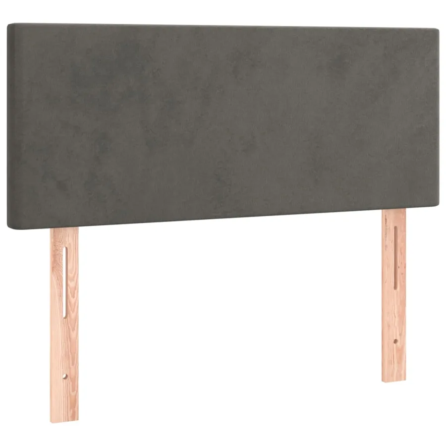 Sommier à lattes de lit avec matelas Gris foncé 100x200 cm - 6