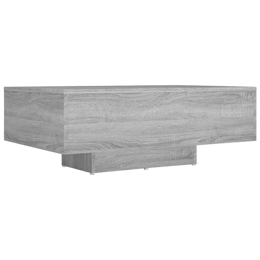 Table basse Sonoma gris 85x55x31 cm Bois d'ingénierie - 2