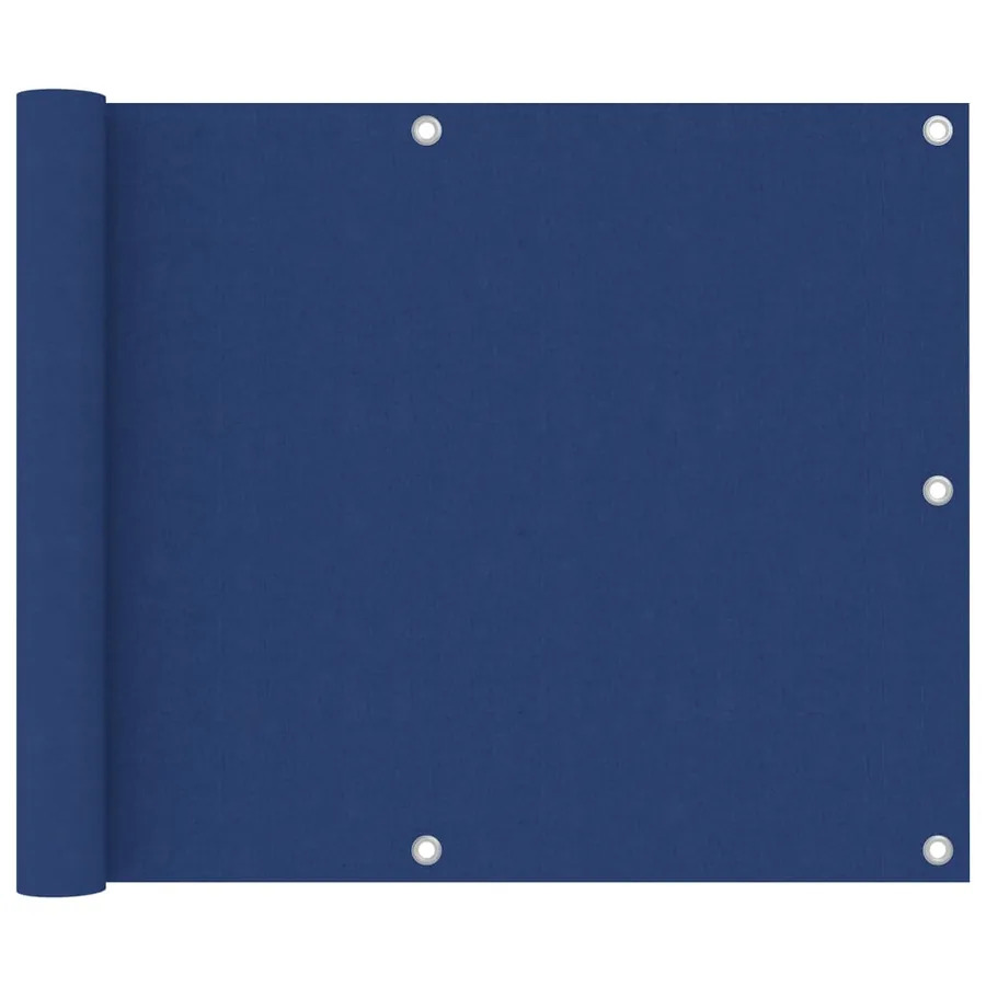 Écran de balcon Bleu 75x600 cm Tissu Oxford