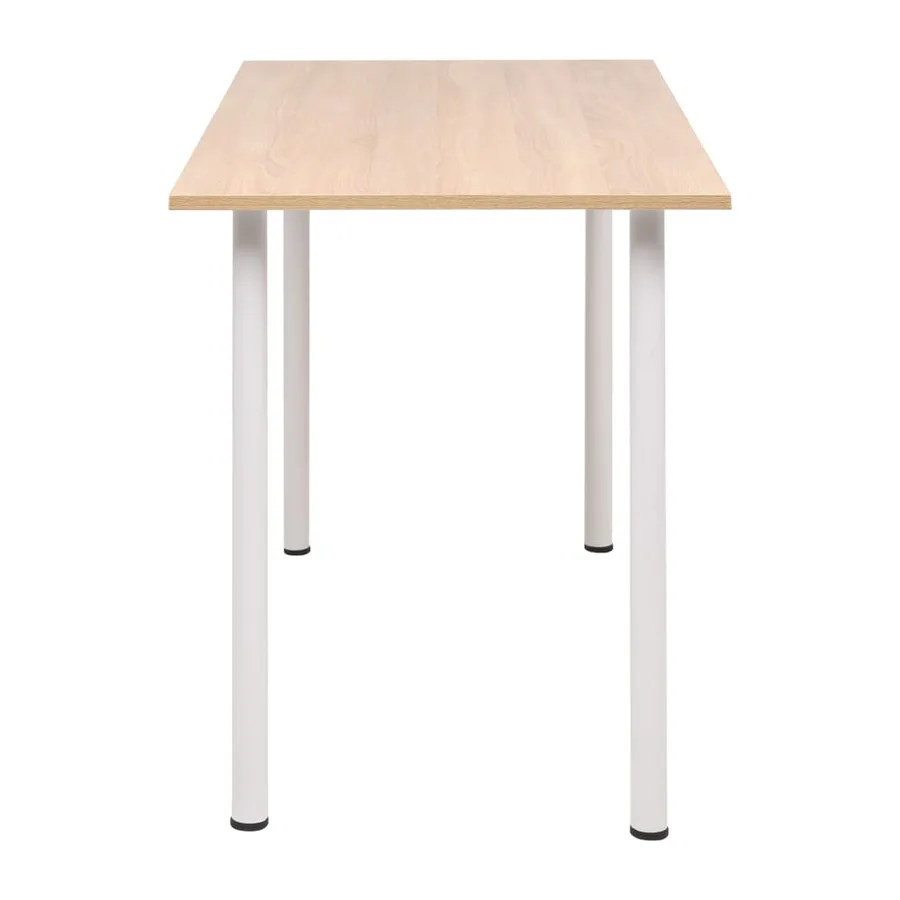 Table à manger 120x60x73 cm Chêne et blanc - 3