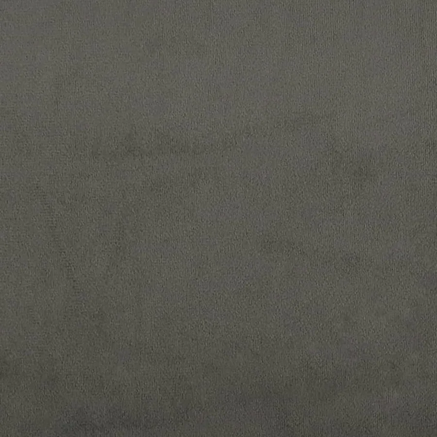 Tête de lit avec oreilles Gris foncé 163x16x78/88 cm Velours - 6