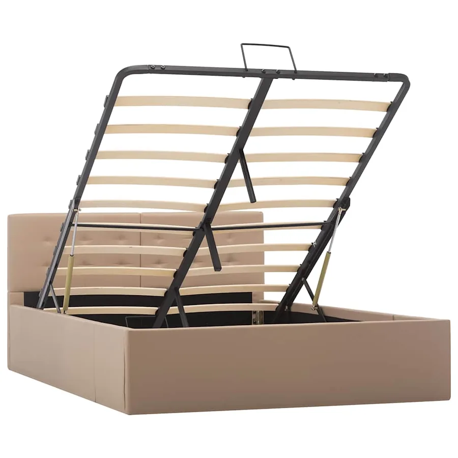 Cadre de lit à rangement hydraulique sans matelas 120x200 cm - 2