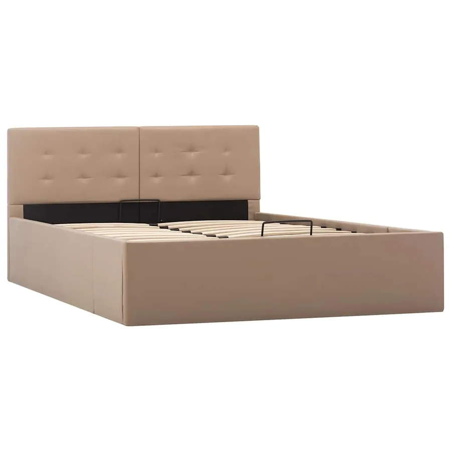 Cadre de lit à rangement hydraulique sans matelas 120x200 cm - 3