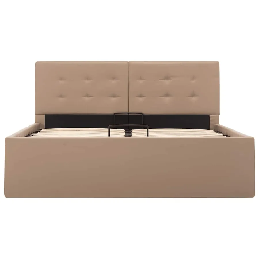Cadre de lit à rangement hydraulique sans matelas 120x200 cm - 4