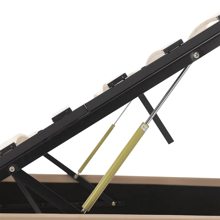Cadre de lit à rangement hydraulique sans matelas 120x200 cm - 7