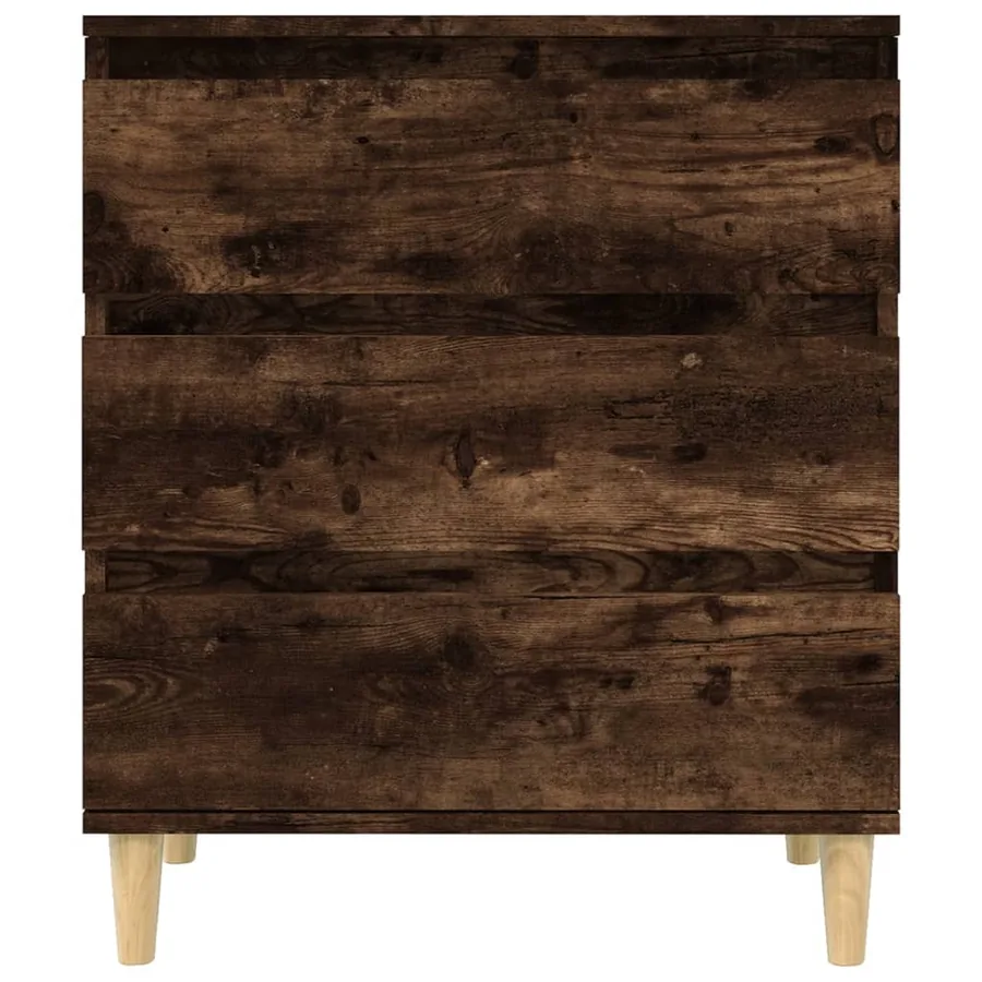 Buffet Chêne fumé 60x35x70 cm Bois d'ingénierie - 6