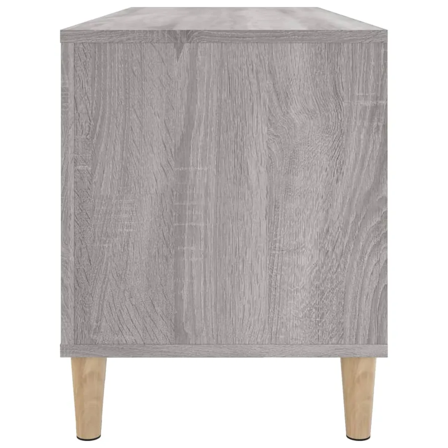 Armoire à disques sonoma gris 100x38x48 cm bois d'ingénierie - 6