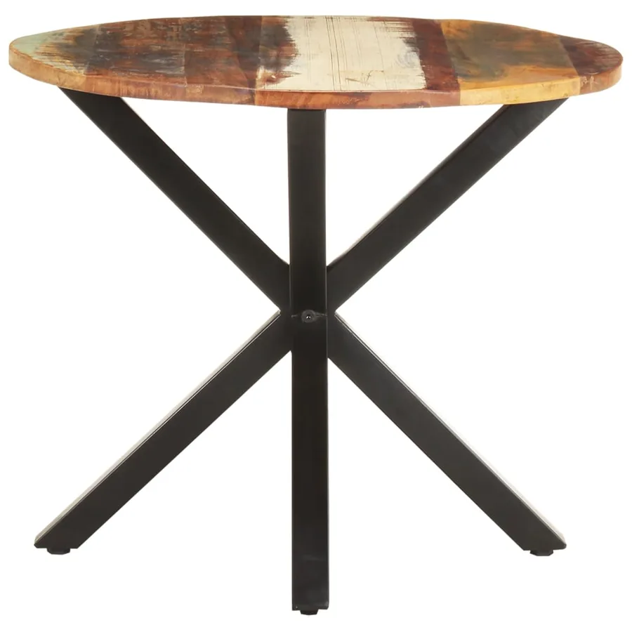 Table d'appoint 68x68x56 cm Bois de récupération massif - 2