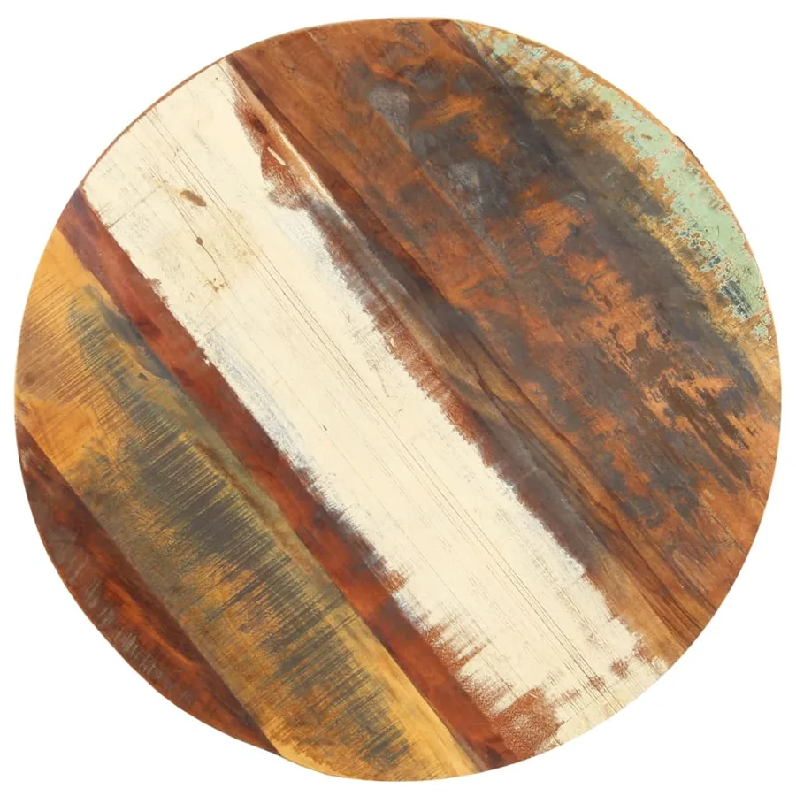 Table d'appoint 68x68x56 cm Bois de récupération massif - 3