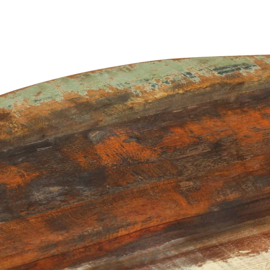 Table d'appoint 68x68x56 cm Bois de récupération massif - 4