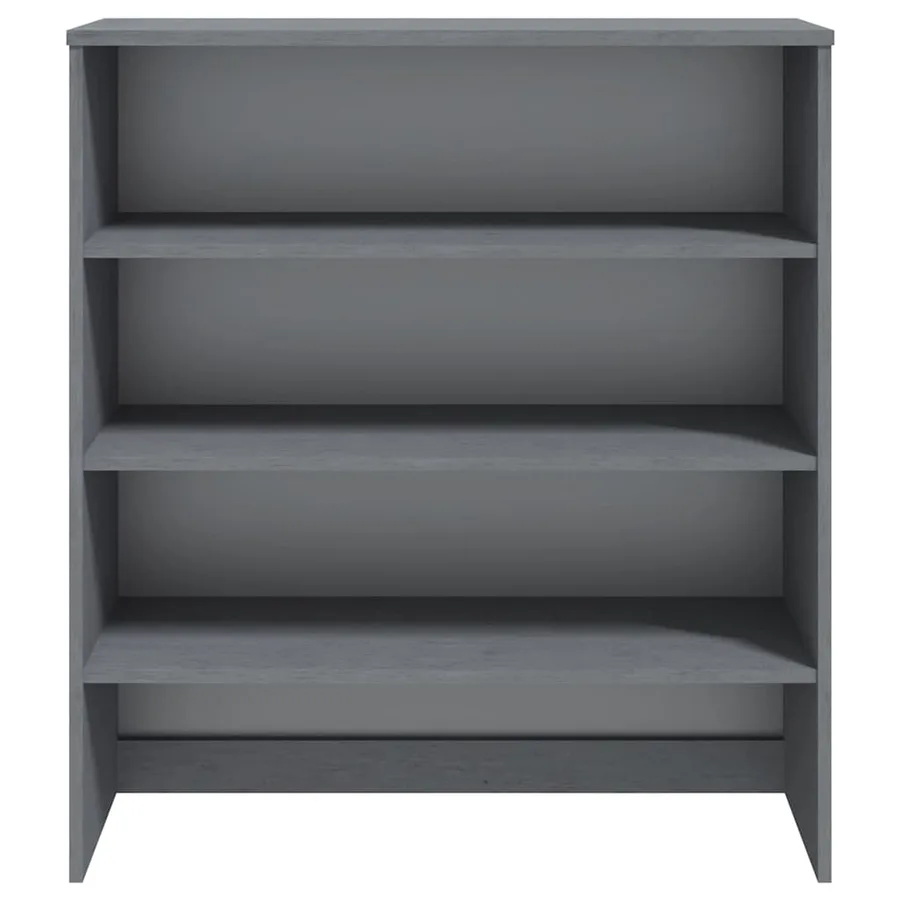 Dessus de buffet HAMAR Gris foncé 90x30x100 cm Bois de pin - 5