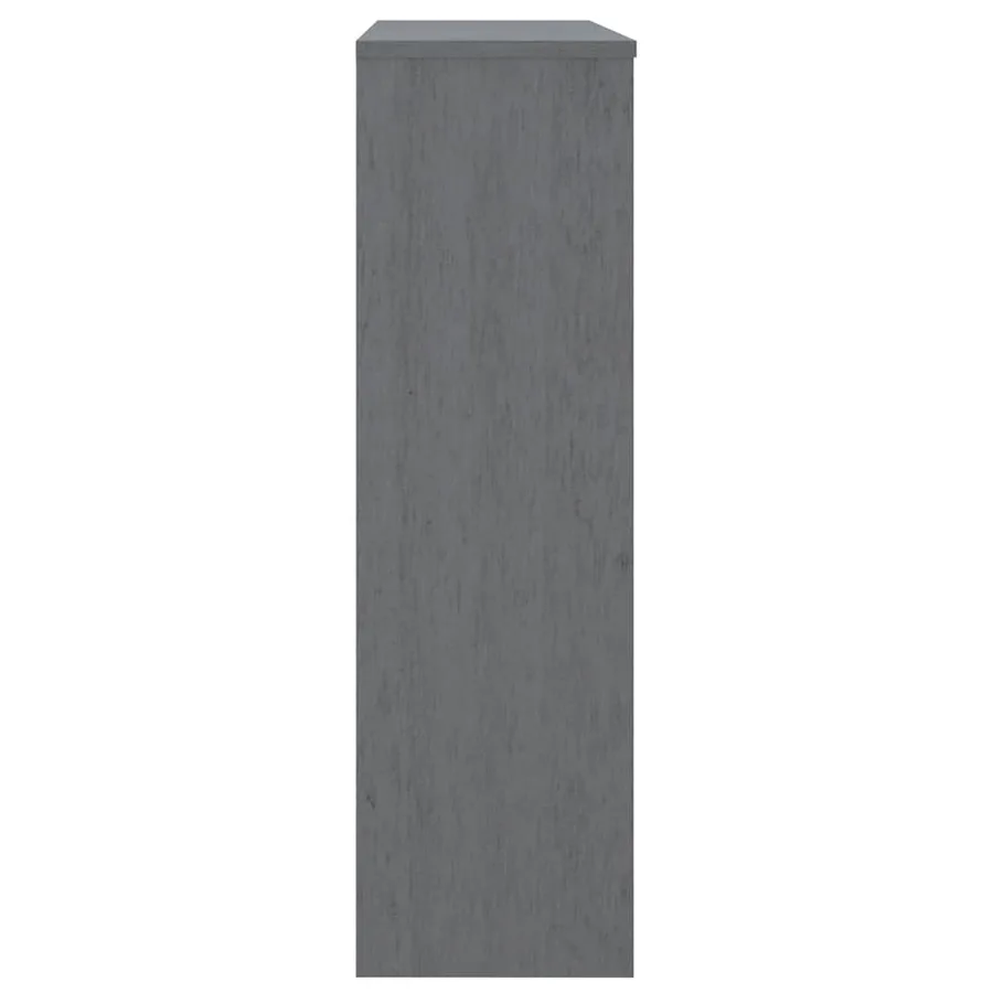 Dessus de buffet HAMAR Gris foncé 90x30x100 cm Bois de pin - 6