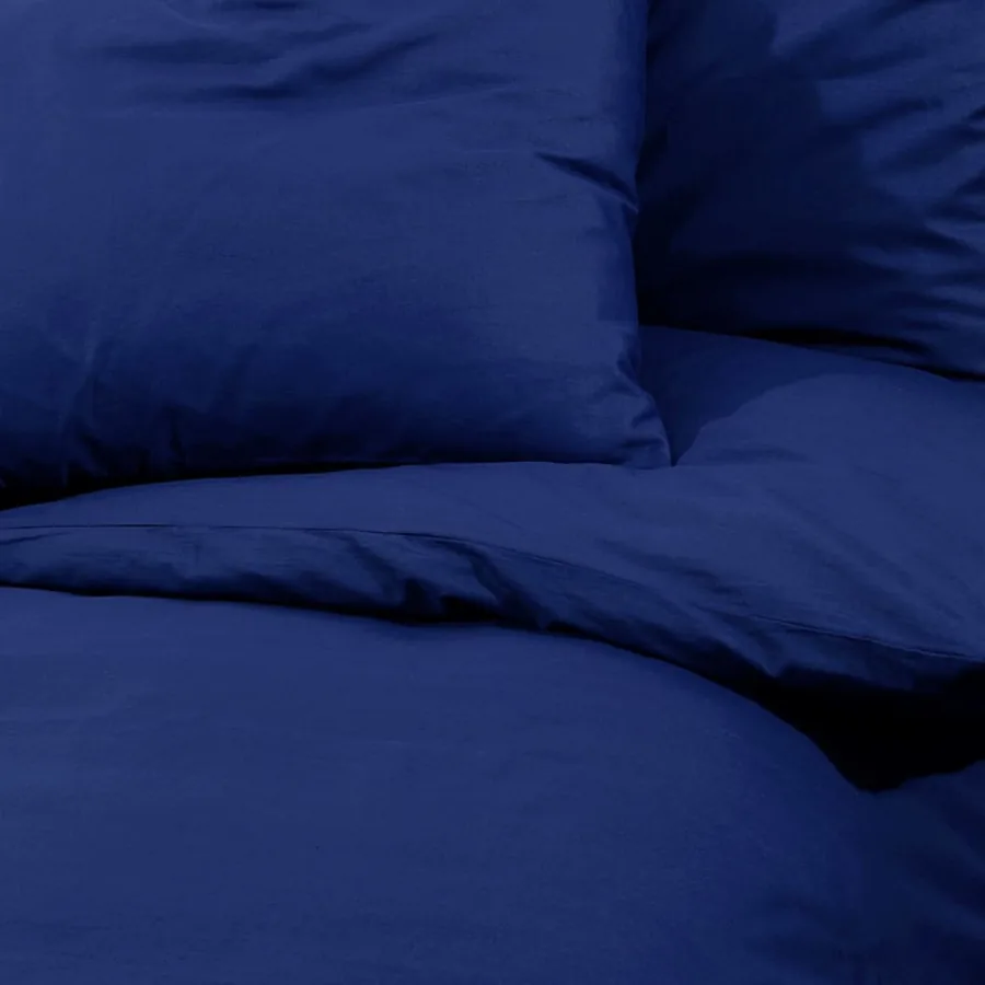 Ensemble de housse de couette Bleu marine 260x240 cm Microfibre - 7