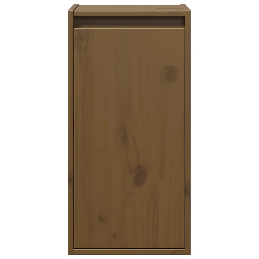 Armoire murale Marron miel 30x30x60 cm Bois de pin massif - 4