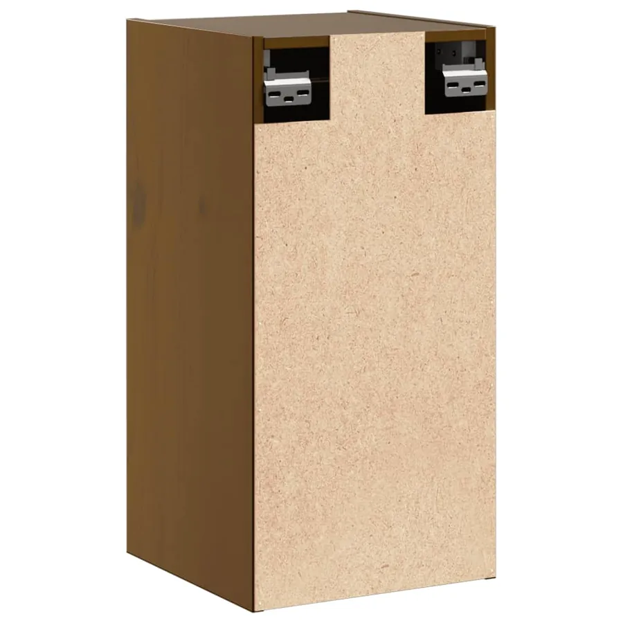 Armoire murale Marron miel 30x30x60 cm Bois de pin massif - 7
