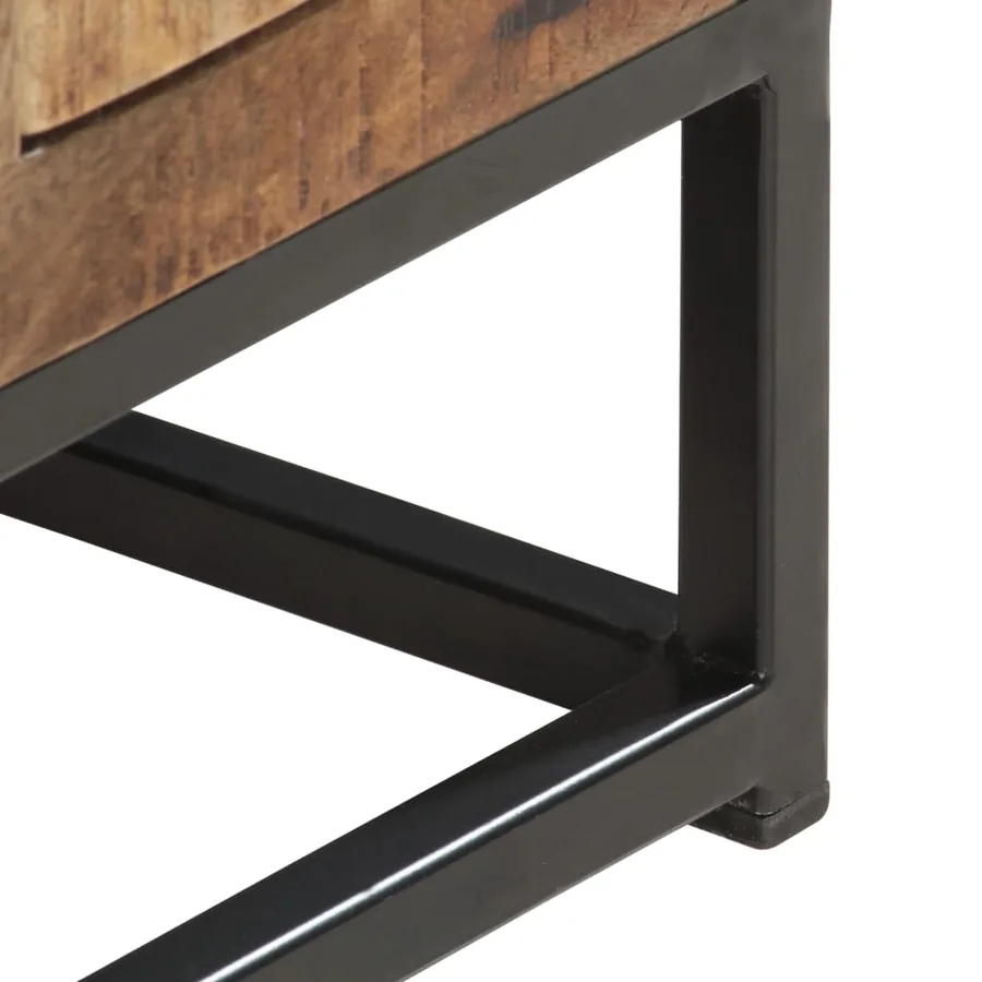 Meuble TV 120 x 30 x 40 cm Bois de récupération massif - 4