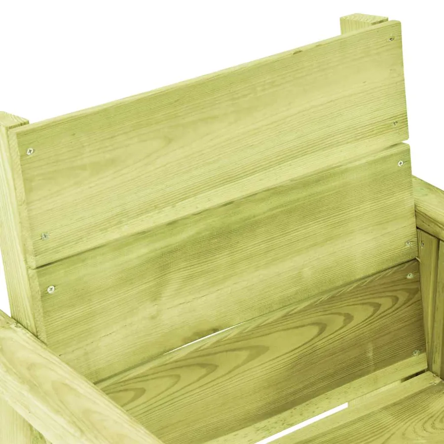 Chaise de jardin Bois de pin imprégné - 6