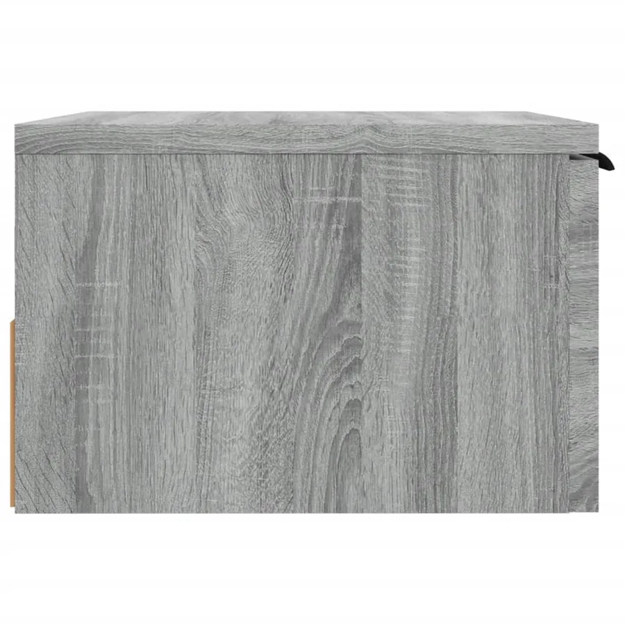 Table de chevet murale Sonoma gris 34x30x20 cm - 6