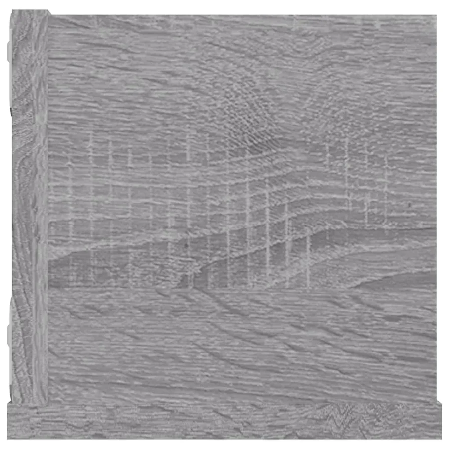 Étagère murale à CD Sonoma gris 100x18x18 cm Bois d'ingénierie - 5