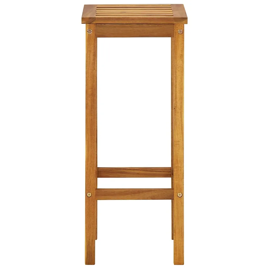 Ensemble de bar de balcon 3 pcs Bois d'acacia solide - 8
