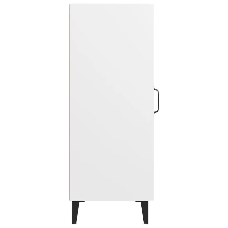 Buffet Blanc 34,5x34x90 cm Bois d'ingénierie - 7