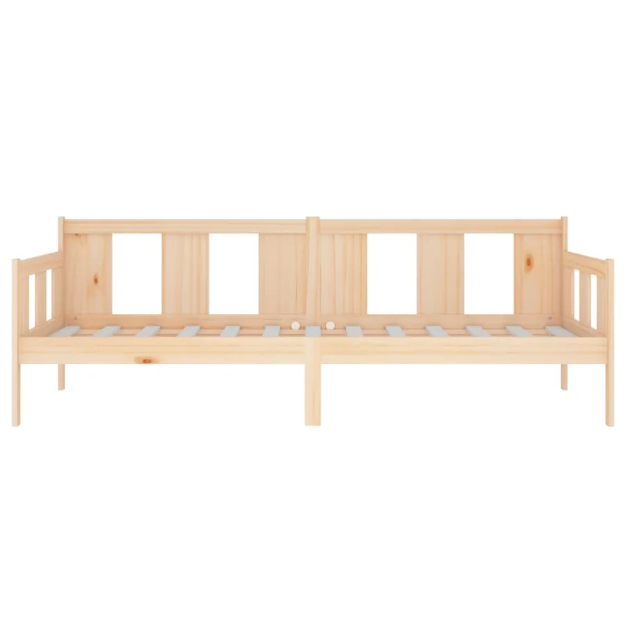 Lit de jour sans matelas bois de pin massif 80x200 cm - 7