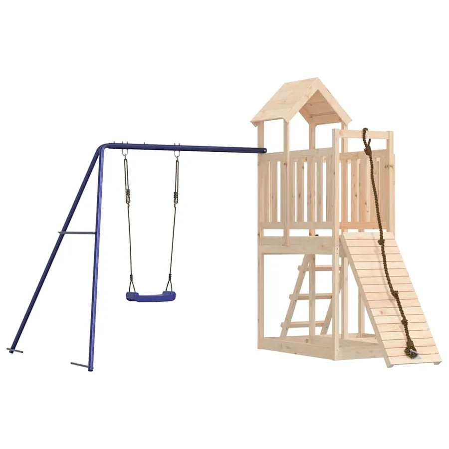 Aire de jeux d'extérieur bois de pin massif - 2