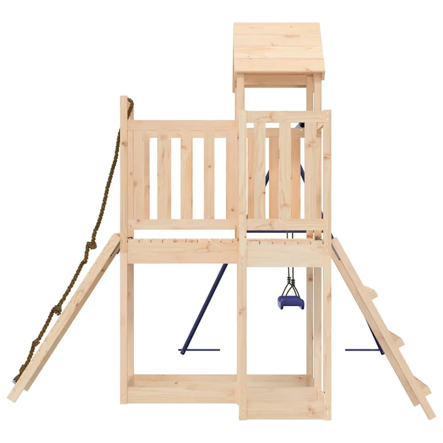 Aire de jeux d'extérieur bois de pin massif - 5