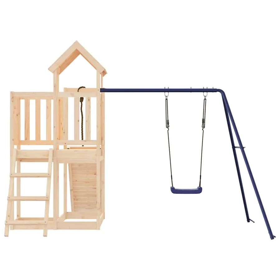 Aire de jeux d'extérieur bois de pin massif - 7