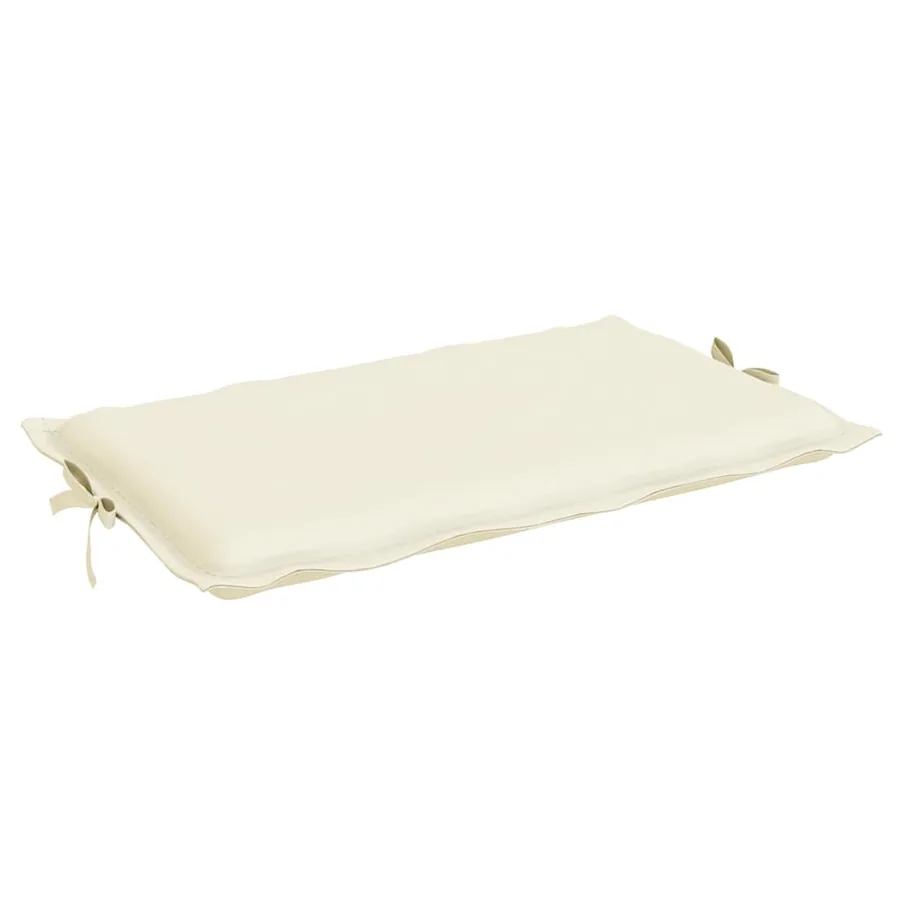 Coussin de chaise longue crème 186x58x4 cm tissu oxford - 6
