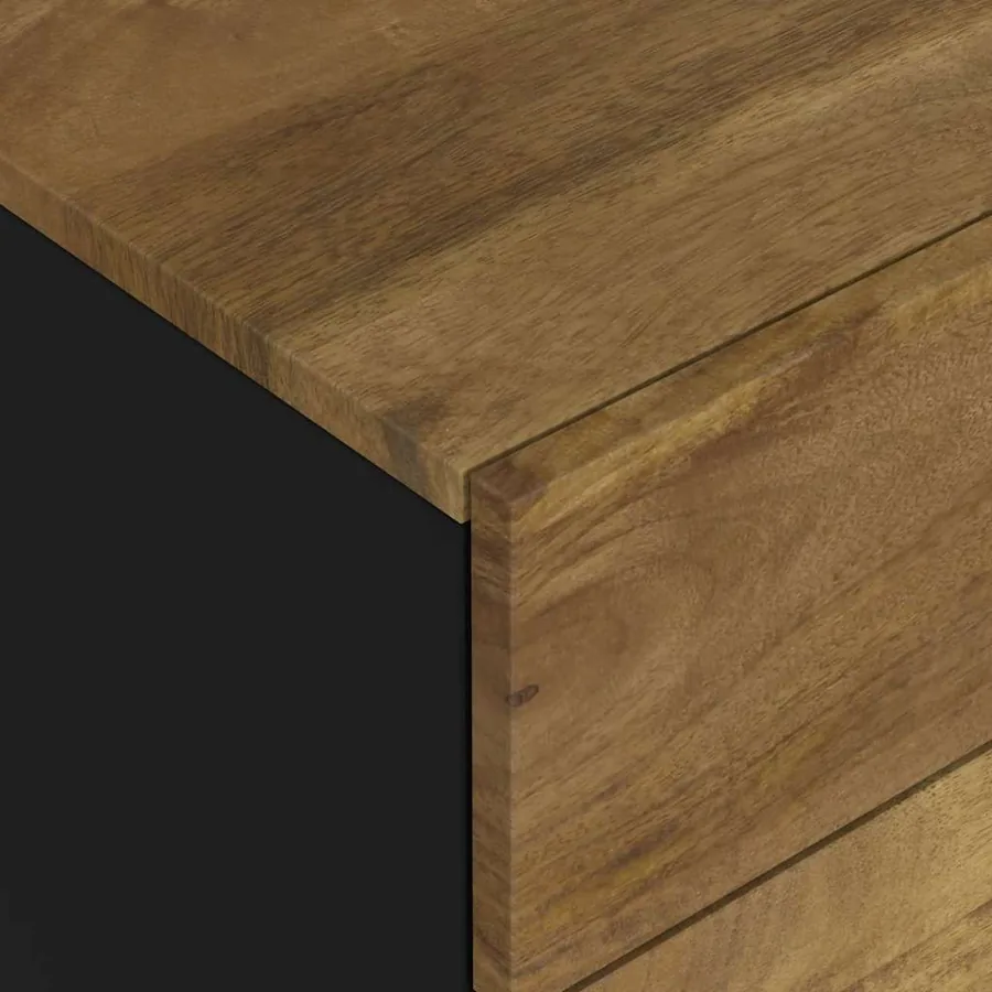 Table de chevet 50x33x62 cm Bois de manguier et d'ingénierie - 6