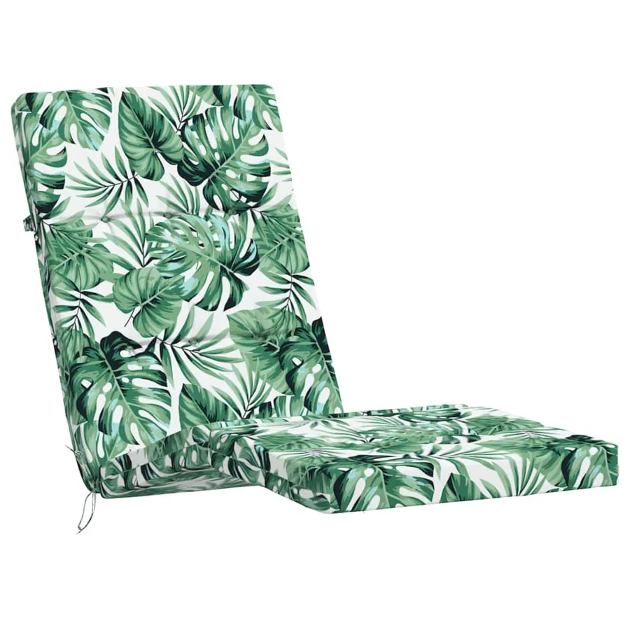Coussins de chaise longue lot de 2 motif de feuilles - 4