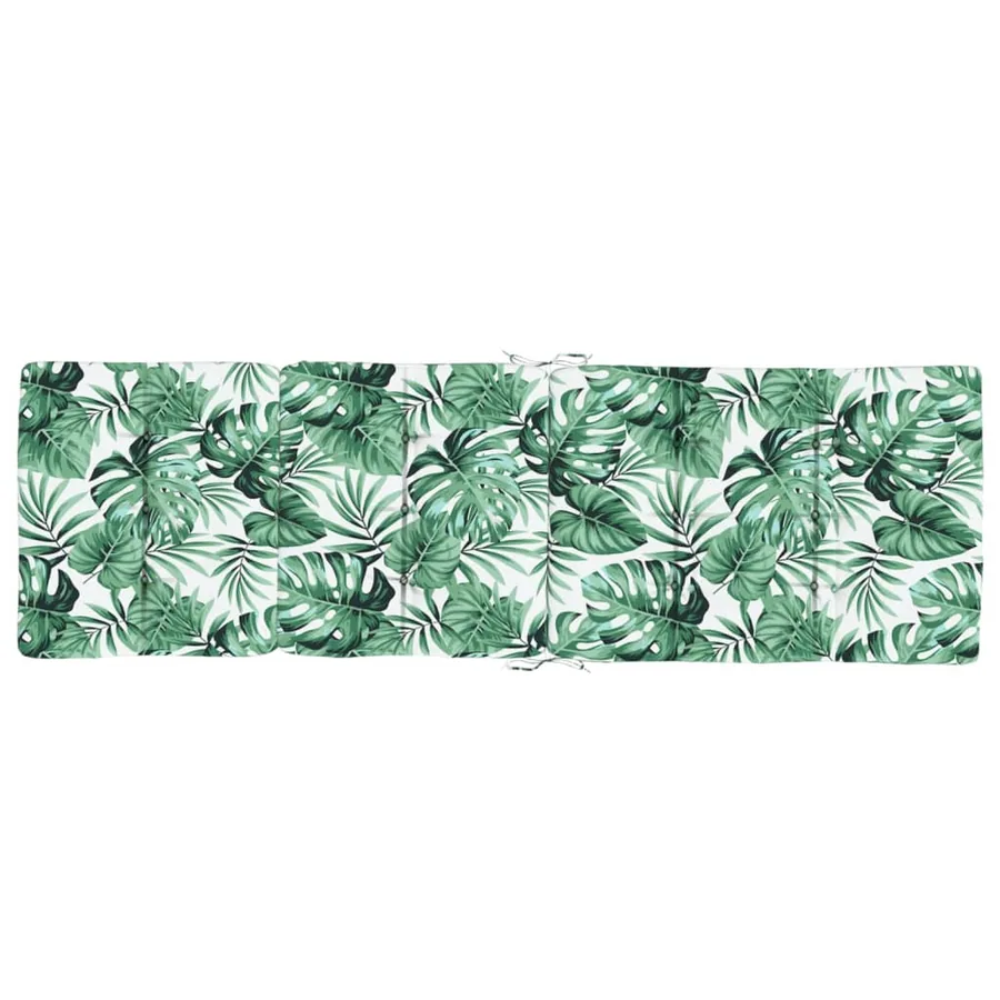 Coussins de chaise longue lot de 2 motif de feuilles - 5