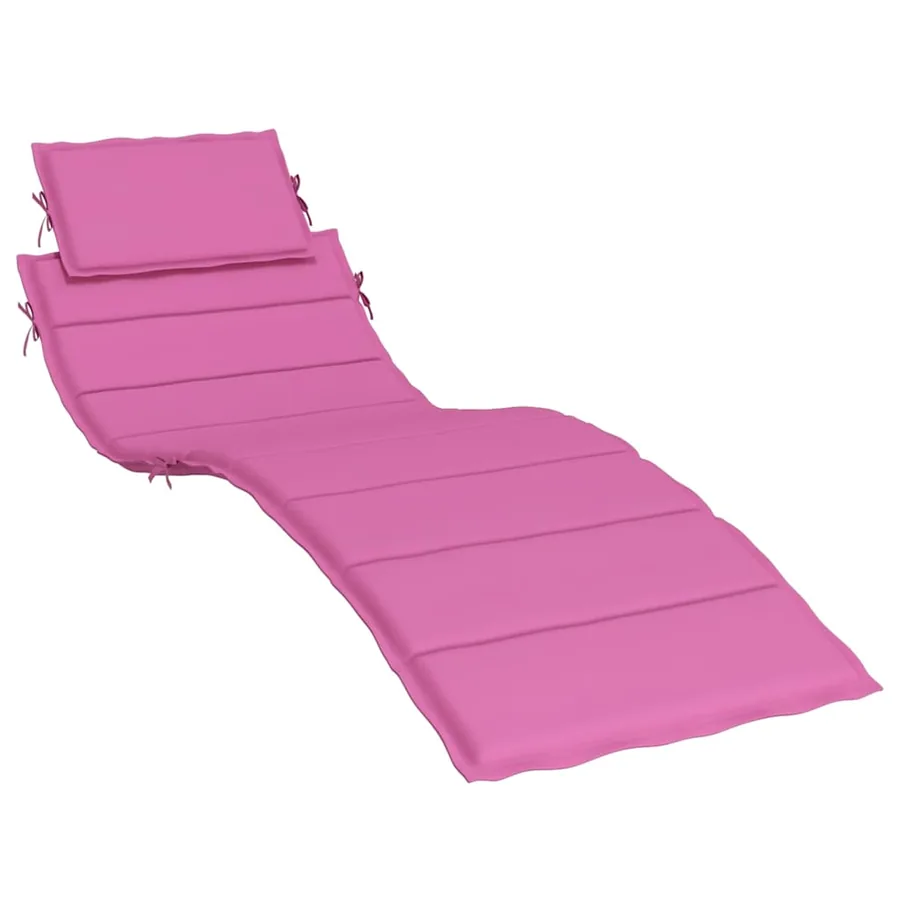 Coussin de chaise longue rose tissu oxford - 2