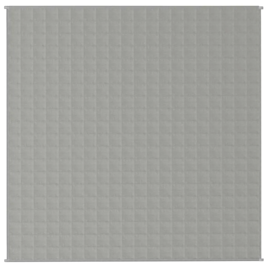 Couverture lestée Gris 200x200 cm 9 kg Tissu - 3