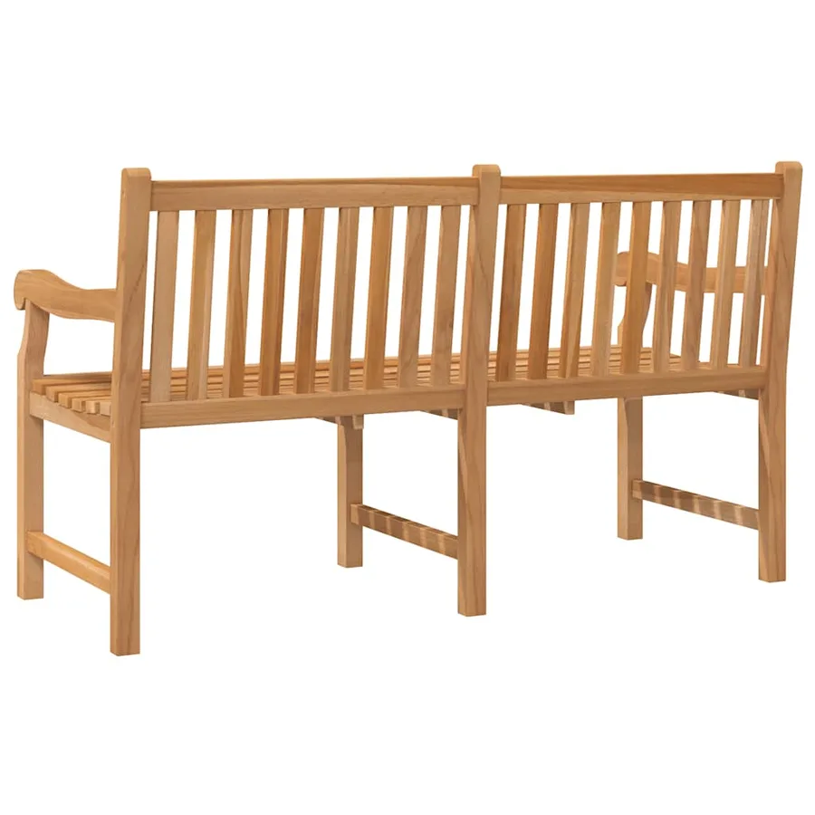 Banc de jardin 150 cm bois de teck massif - 5